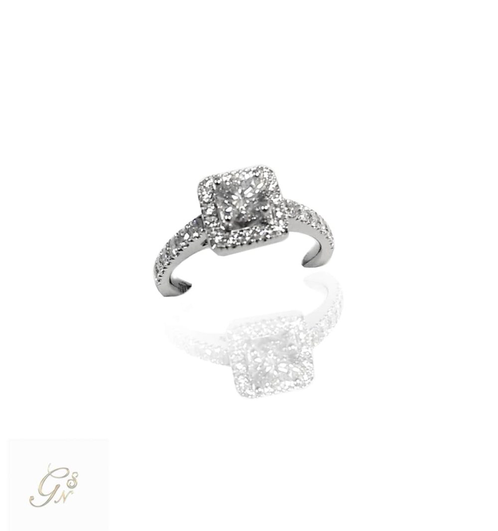 haloring diamantring vigselring