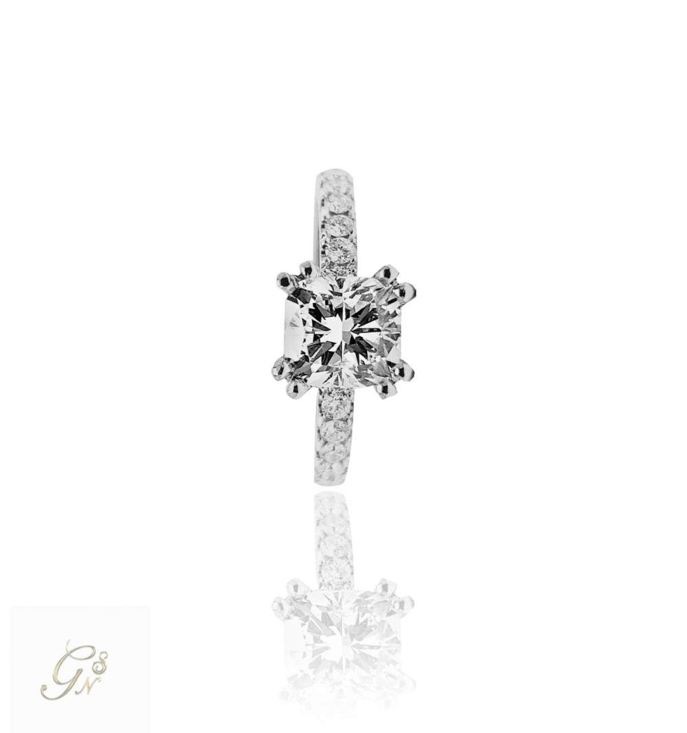 vigselring diamantring solitärring