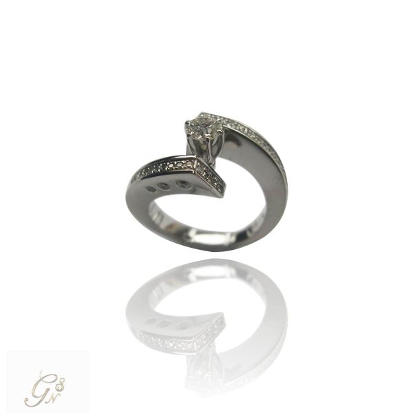 Vigselring Diamantring solitärring