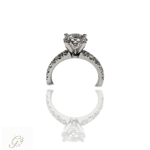 Vigselring diamantring