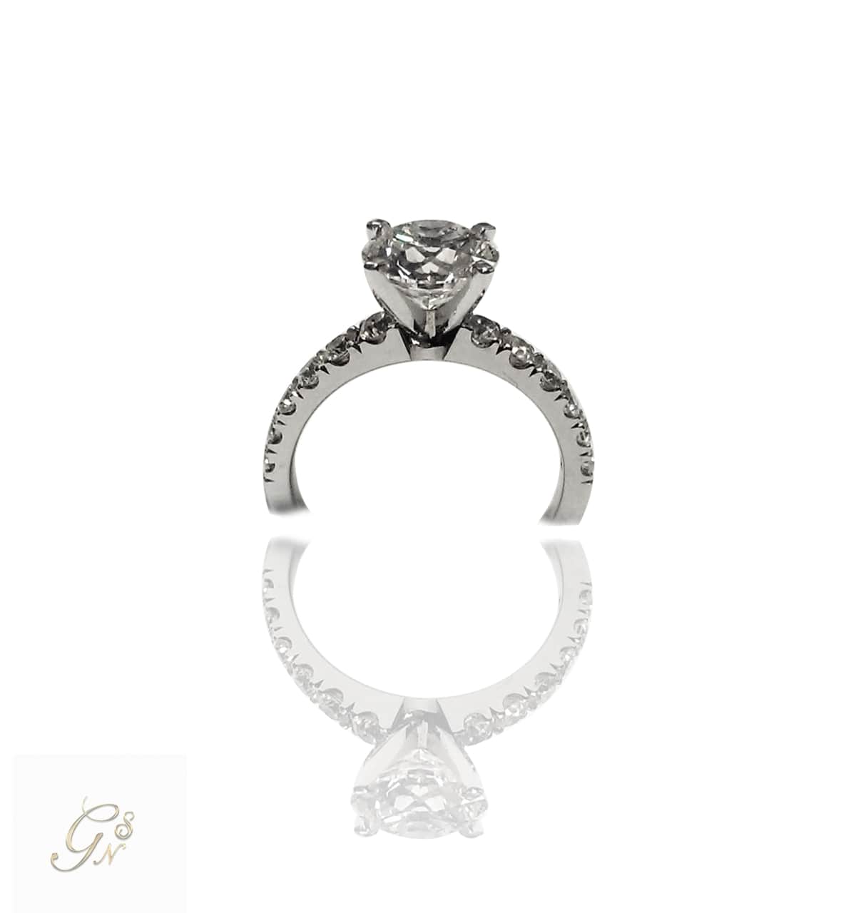 Vigselring diamantring