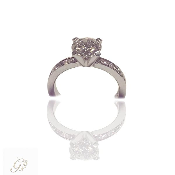 Vigselring förlovningsring diamantring