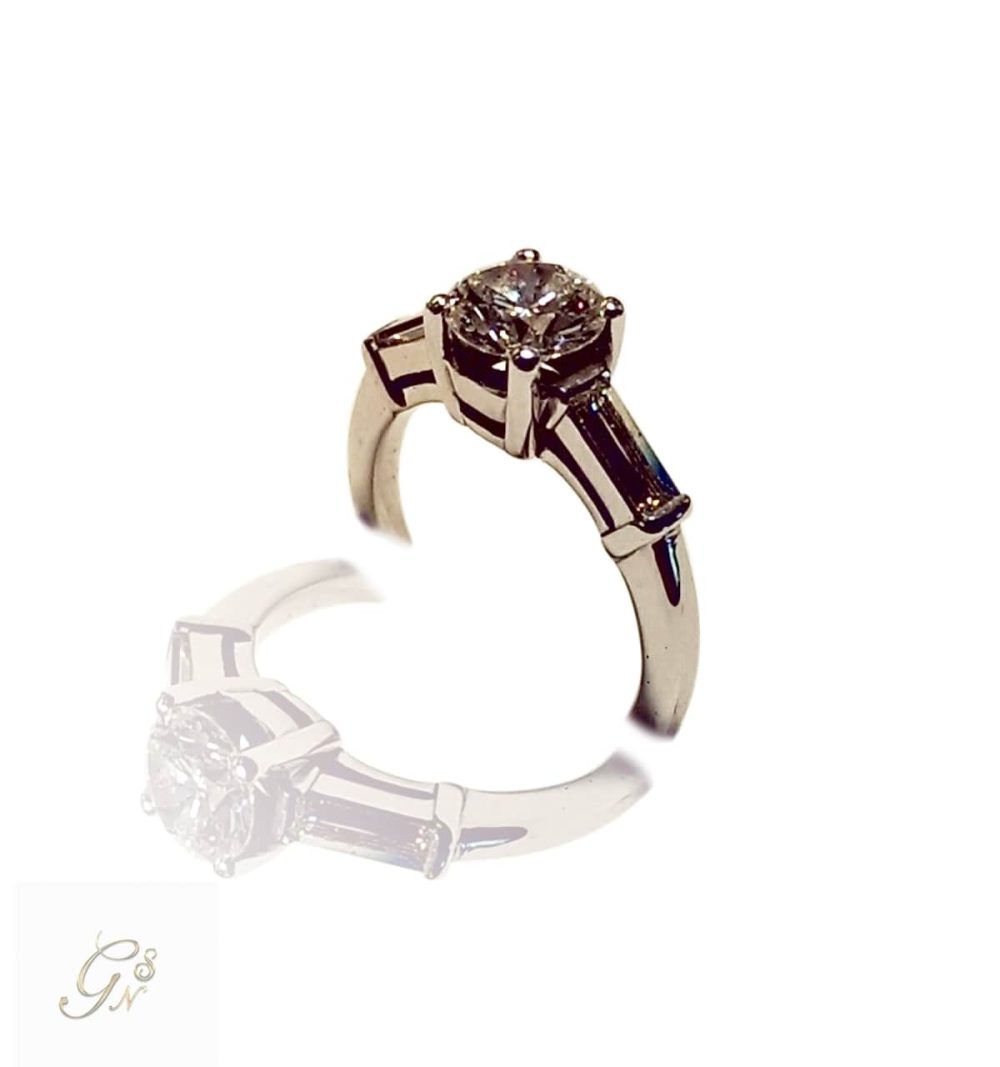 vigselring diamantring solitärring