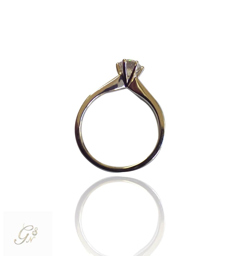 Vigselring diamantring enstensring