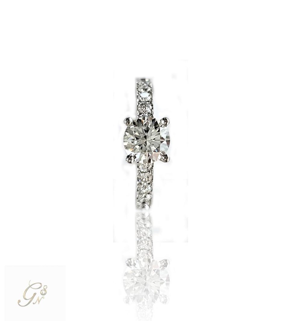 Vigselring diamantring