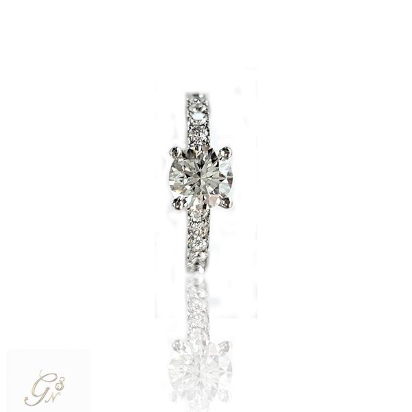 Vigselring diamantring