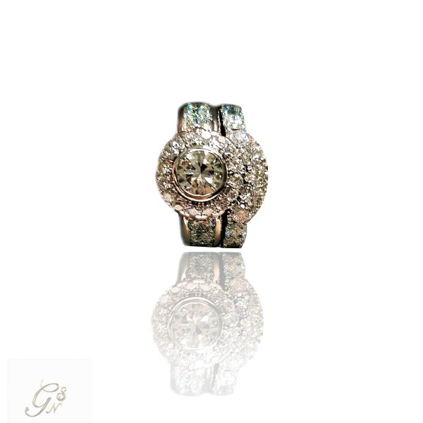 Vigselring diamantring förlovningsring