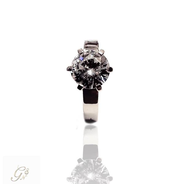 vigselring förlovningsring diamantring enstensring