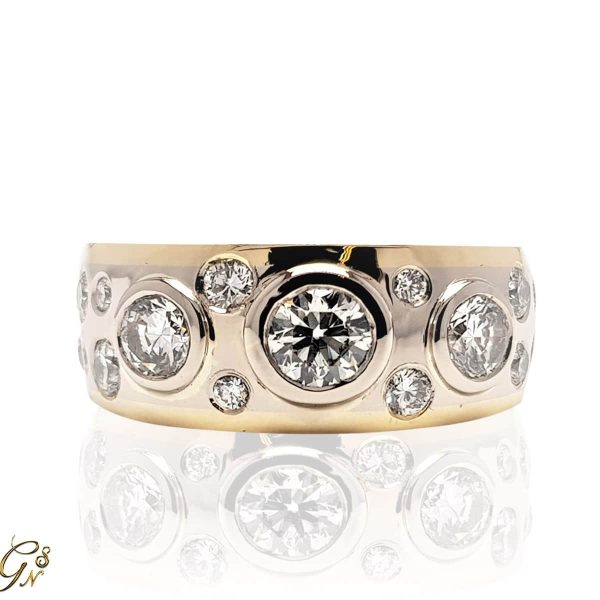 Alliansring vigselring förlovningsring eternity