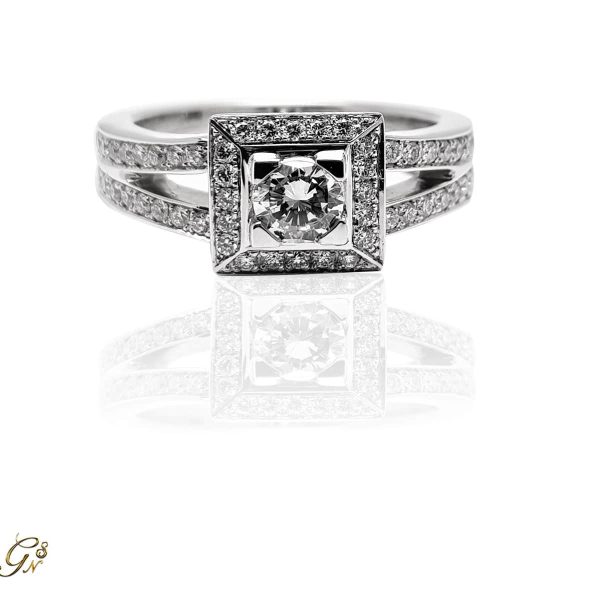 haloring diamantring vigselring